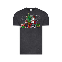 Vintage Black christmas truck Vintage Tee - RanaPortraitStore