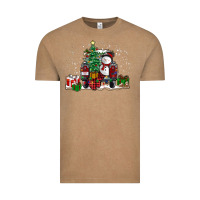 Vintage Coffee christmas truck Vintage Tee - RanaPortraitStore