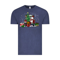 Vintage Denim christmas truck Vintage Tee - RanaPortraitStore