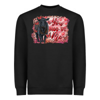 Black you moo ve  me black angus Heavyweight Sweatshirt - RanaPortraitStore