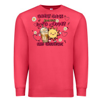 Cardinal great days start with iced coffee and gratitude Premium Sweatshirt - MaliasSmallBusiness