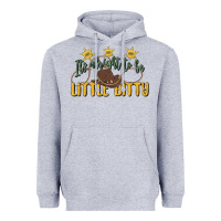 Heather Grey its alright to be little bitty Heavyweight Hoodie - MaliasSmallBusiness