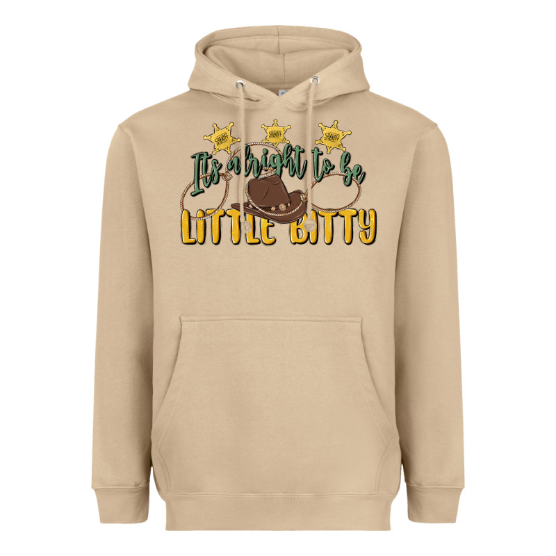 Its Alright To Be Little Bitty Heavyweight Hoodie by MaliasSmallBusiness | Teevron