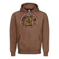 Chestnut soldier boots camouflage leopard gemstone rainbow Zipper Hoodie - Artiststas