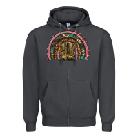 Smoke soldier boots camouflage leopard gemstone rainbow Zipper Hoodie - Artiststas