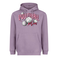 Lavender volleyball mom Heavyweight Hoodie - MaliasSmallBusiness