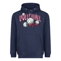 Navy volleyball mom Heavyweight Hoodie - MaliasSmallBusiness