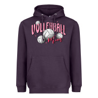 Plum volleyball mom Heavyweight Hoodie - MaliasSmallBusiness