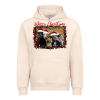 Sandshell Merry Christmas Cows Urban Hoodie - Bettercallsaul