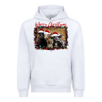 White Merry Christmas Cows Urban Hoodie - Bettercallsaul