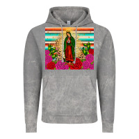 Cloud Rock our lady of guadalupe cactus leopard Vintage Hoodie - JahusDesignShop
