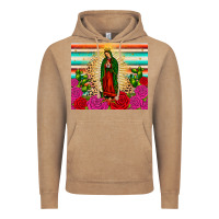 Vintage Coffee our lady of guadalupe cactus leopard Vintage Hoodie - JahusDesignShop
