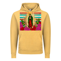 Our Lady Of Guadalupe Cactus Leopard Vintage Hoodie | Teevron