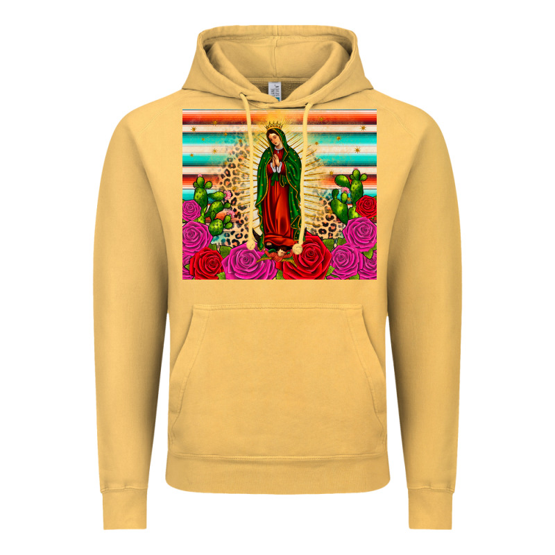 Our Lady Of Guadalupe Cactus Leopard Vintage Hoodie by JahusDesignShop | Teevron
