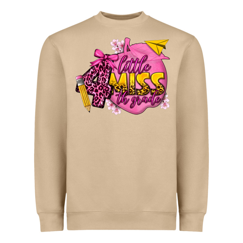 Little Miss 4th Grade Heavyweight Sweatshirt by texasbilliewilder | Teevron