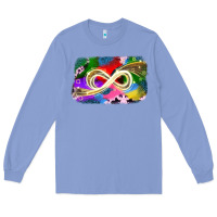 Colony Blue infinity symbol autism Long Sleeve Tee - JahusDesignShop