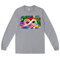 Heather Grey infinity symbol autism Long Sleeve Tee - JahusDesignShop