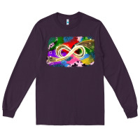 Plum infinity symbol autism Long Sleeve Tee - JahusDesignShop