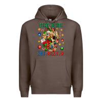 Coffee Dead Inside But Jolly Af Premium Hoodie - BundleAndBundleShop