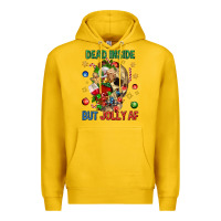 Lemon Dead Inside But Jolly Af Premium Hoodie - BundleAndBundleShop
