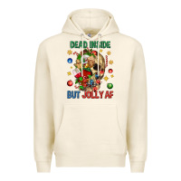 Tofu Dead Inside But Jolly Af Premium Hoodie - BundleAndBundleShop