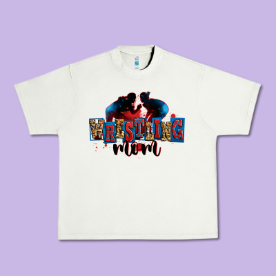 Wrestling Mom Urban Heavy Tee Designed By Zillion Design Studio