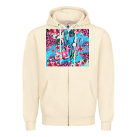 Sandshell dentist element with flowers Zipper Hoodie - AdoDesignShop
