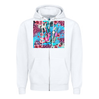 White dentist element with flowers Zipper Hoodie - AdoDesignShop