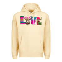 Pina Colada love with braunvieh cow Premium Hoodie - AdoDesignShop