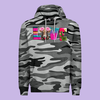 Love With Braunvieh Cow Premium Hoodie Designed By Adodesignshop