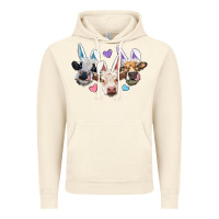 Vintage Artic Easter Cows With Bunny Ears Vintage Hoodie - RanaPortraitStore