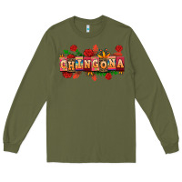 Army Green chingona Long Sleeve Tee - AdoDesignShop