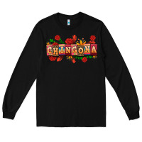 Black chingona Long Sleeve Tee - AdoDesignShop
