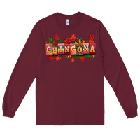 Burgundy chingona Long Sleeve Tee - AdoDesignShop