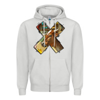 Dove Grey farm life alphabet lowercase letters x Zipper Hoodie - BundleAndBundleShop