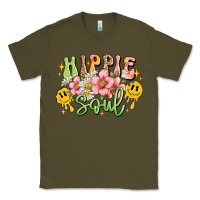 Army Green hippie soul Classic Tee - JahusDesignShop