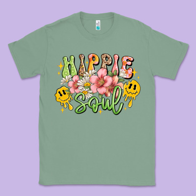 Hippie Soul Classic Tee Designed By Jahusdesignshop