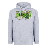 Heather Grey st.patrick's day nurse Heavyweight Hoodie - MaliasSmallBusiness