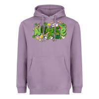 Lavender st.patrick's day nurse Heavyweight Hoodie - MaliasSmallBusiness