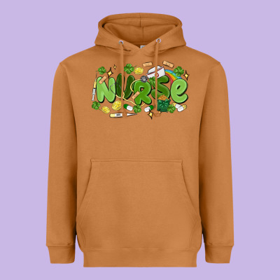 St.patrick's Day Nurse Heavyweight Hoodie Designed By Maliassmallbusiness