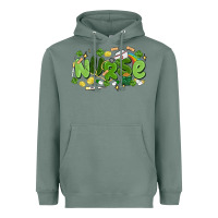 Sage st.patrick's day nurse Heavyweight Hoodie - MaliasSmallBusiness