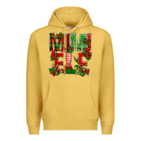 Antique Gold Christmas Mimi Elf Premium Hoodie - BundleAndBundleShop