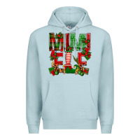 Blue Mist Christmas Mimi Elf Premium Hoodie - BundleAndBundleShop