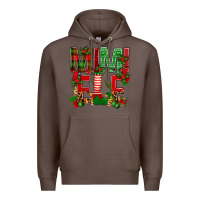 Coffee Christmas Mimi Elf Premium Hoodie - BundleAndBundleShop