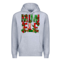 Heather Grey Christmas Mimi Elf Premium Hoodie - BundleAndBundleShop