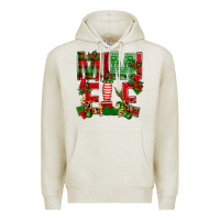Oatmeal Heather Christmas Mimi Elf Premium Hoodie - BundleAndBundleShop