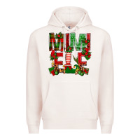 Pale Pink Christmas Mimi Elf Premium Hoodie - BundleAndBundleShop