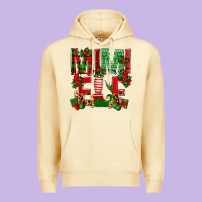 Christmas Mimi Elf Premium Hoodie Designed By Bundleandbundleshop