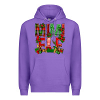 Purple Christmas Mimi Elf Premium Hoodie - BundleAndBundleShop