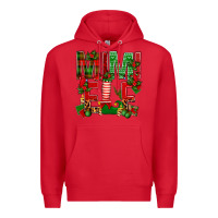 Red Christmas Mimi Elf Premium Hoodie - BundleAndBundleShop